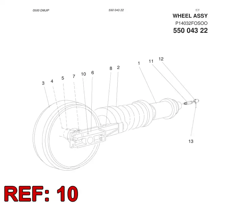 55004330 550 043 30 SPRING-TYPEE STRAIGHT PIN - Sandvik Technical Drawing