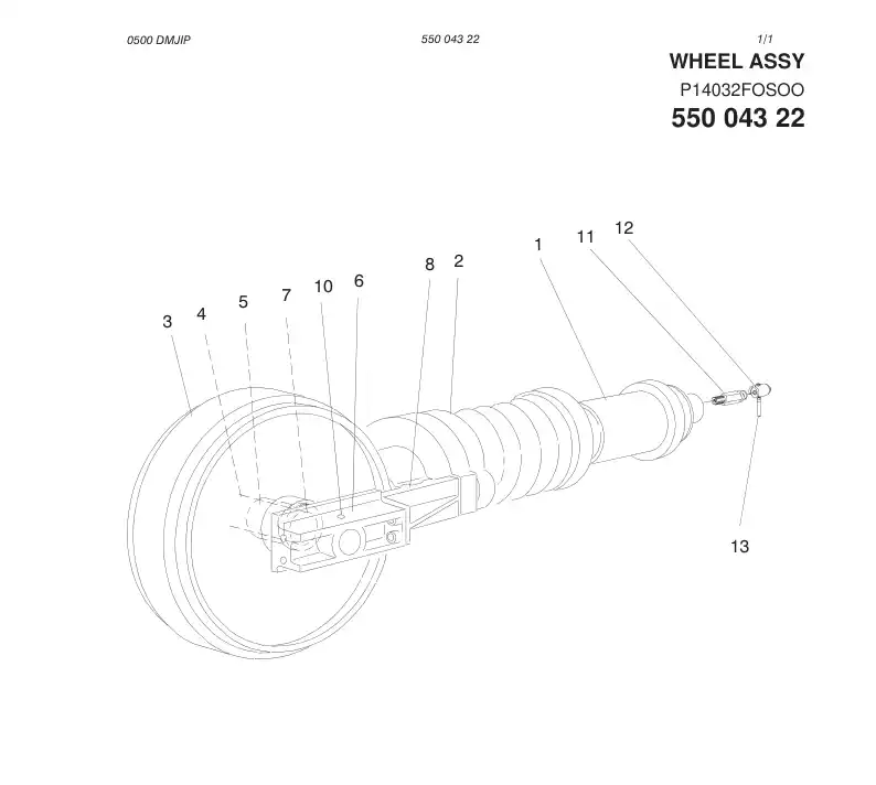 55004331 550 043 31 Seal kit - Sandvik Technical Drawing