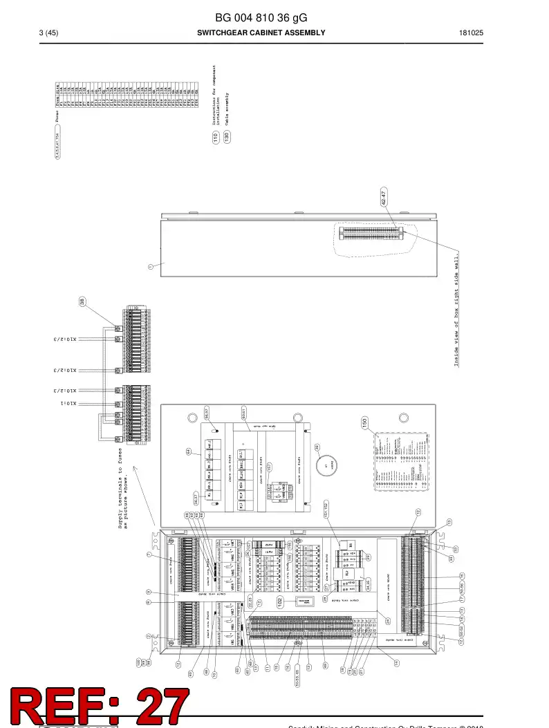 55004365a 550 043 65a REL, TIEMPO - Sandvik Technical Drawing