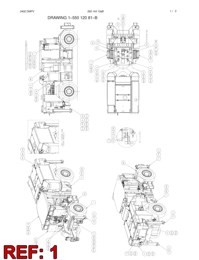 55004386 550 043 86 CARRIER - Sandvik Technical Drawing