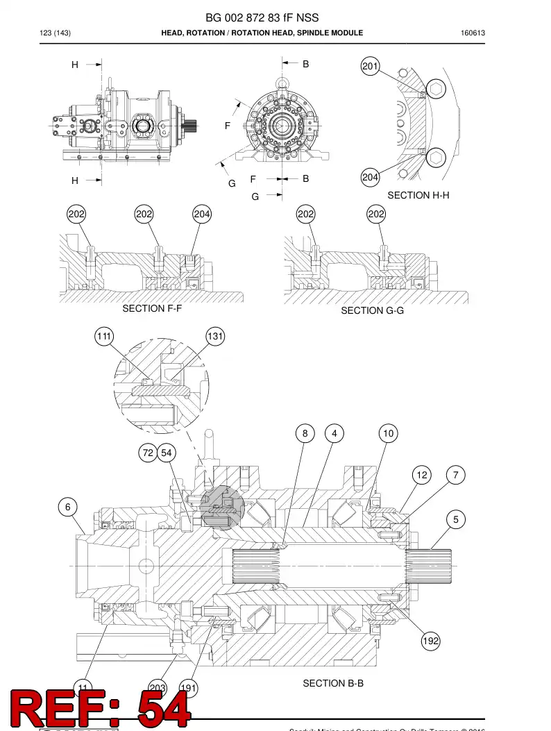 55004571 550 045 71 Hexagon socket head bolt - Sandvik Technical Drawing