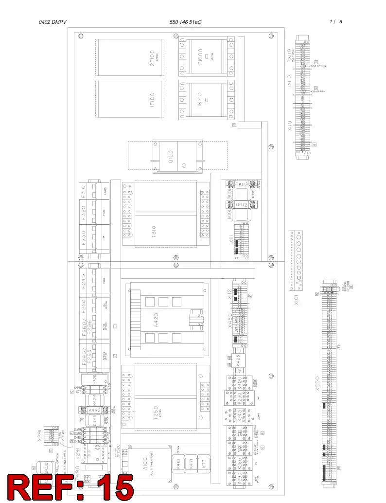55004655 550 046 55 WIRING INSTRUCTION - Sandvik Technical Drawing