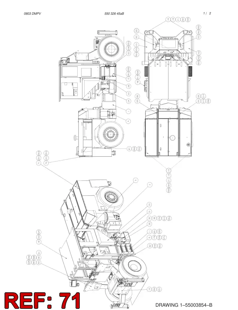55005274 550 052 74 SUPPORT - Sandvik Technical Drawing