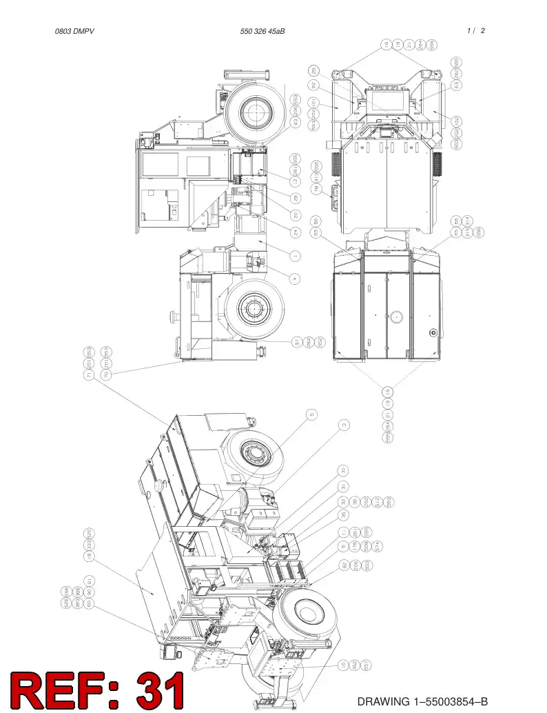 55005299 550 052 99 MUD SEPARATOR - Sandvik Technical Drawing