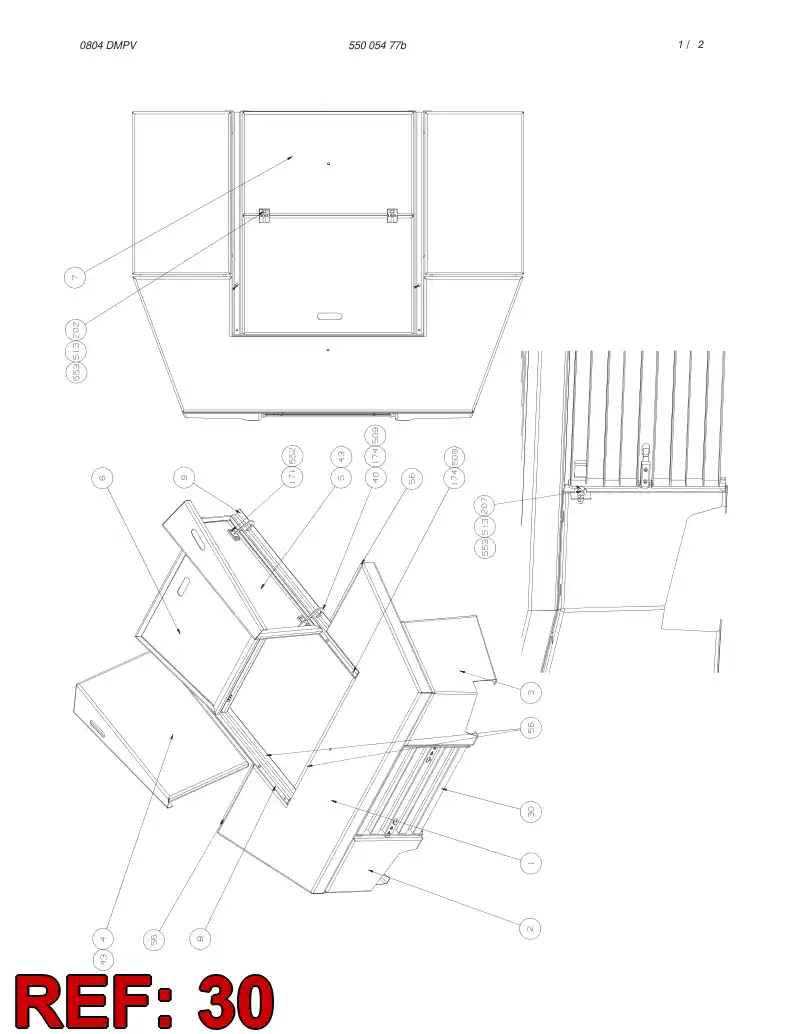 55005332 550 053 32 COVER - Sandvik Technical Drawing