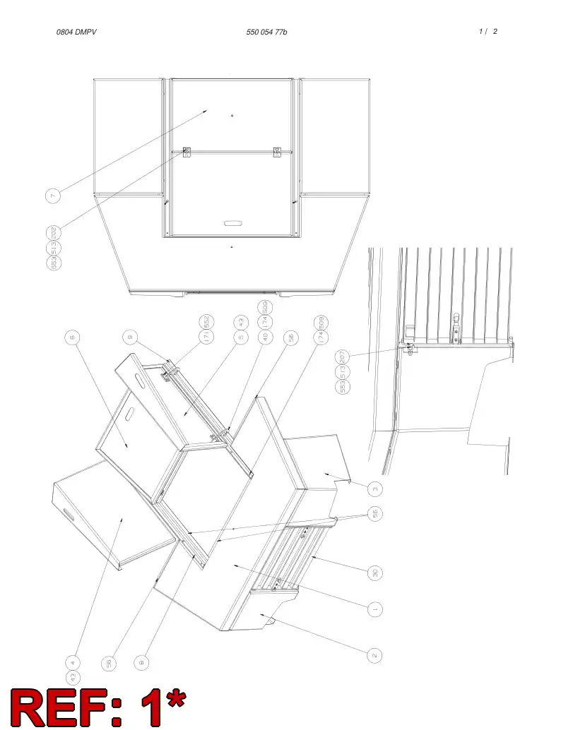 55005388 550 053 88 COVER - Sandvik Technical Drawing