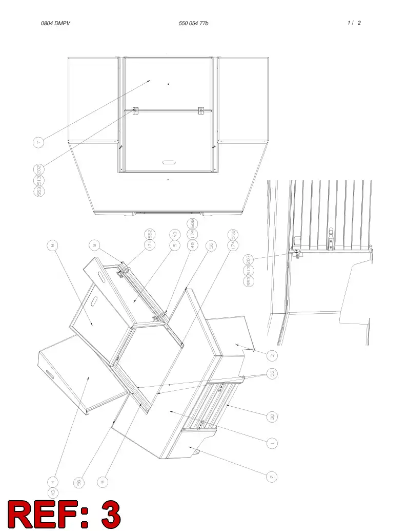 55005416 550 054 16 COVER - Sandvik Technical Drawing
