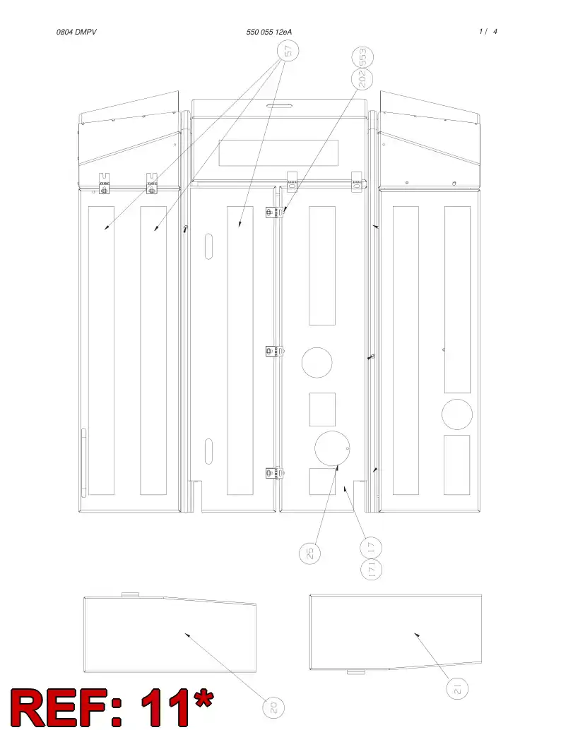 55005515 550 055 15 COVER - Sandvik Technical Drawing