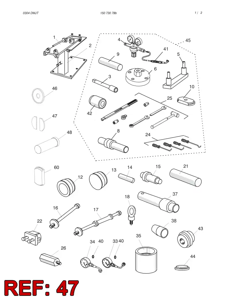 55005528 550 055 28 RETAINER PLATE - Sandvik Technical Drawing