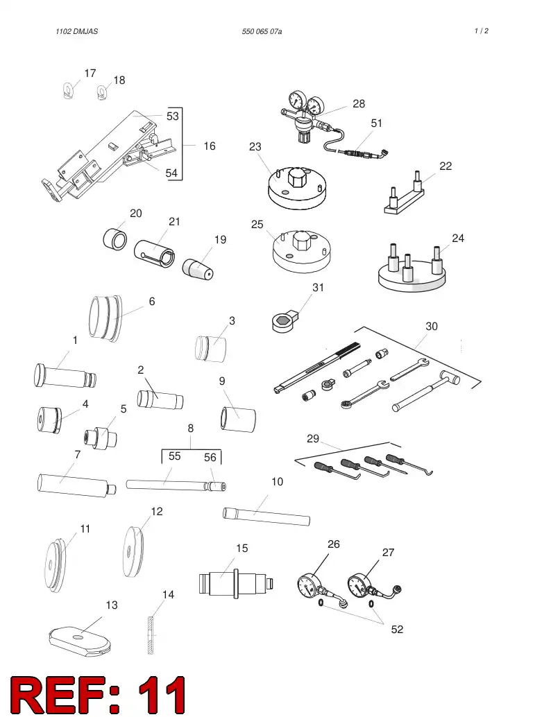 55005557 550 055 57 PUNCH - Sandvik Technical Drawing