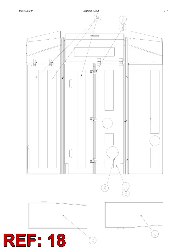 55005570 550 055 70 PROFILE - Sandvik Technical Drawing