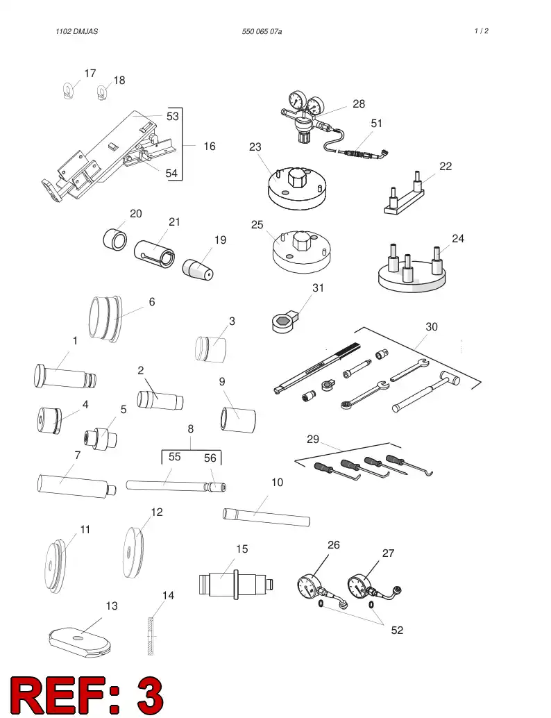 55005588 550 055 88 PUNCH - Sandvik Technical Drawing