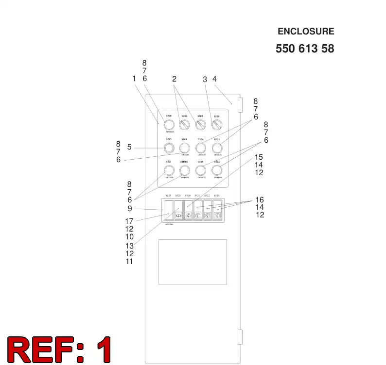 55005691 550 056 91 PRING LABEL - Sandvik Technical Drawing
