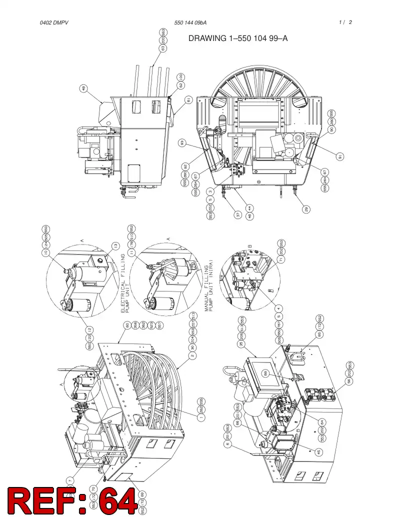 55005833 550 058 33 BRACKET - Sandvik Technical Drawing