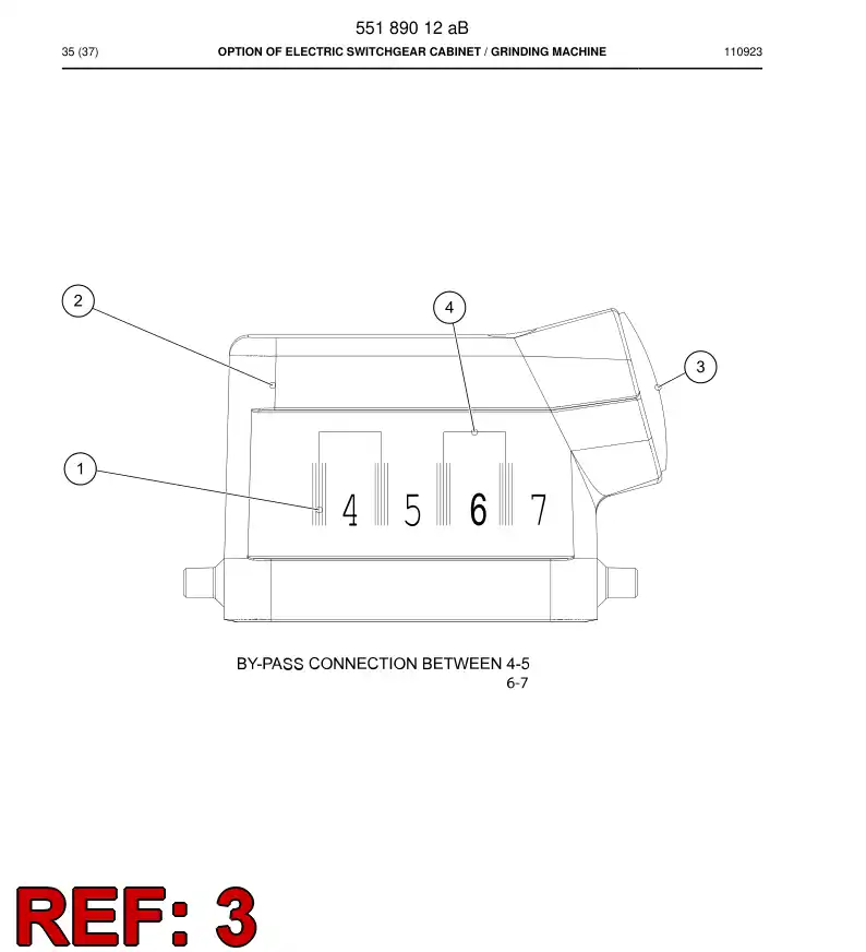 55005991a 550 059 91a Plug, Blanking, Metallic - Sandvik Technical Drawing
