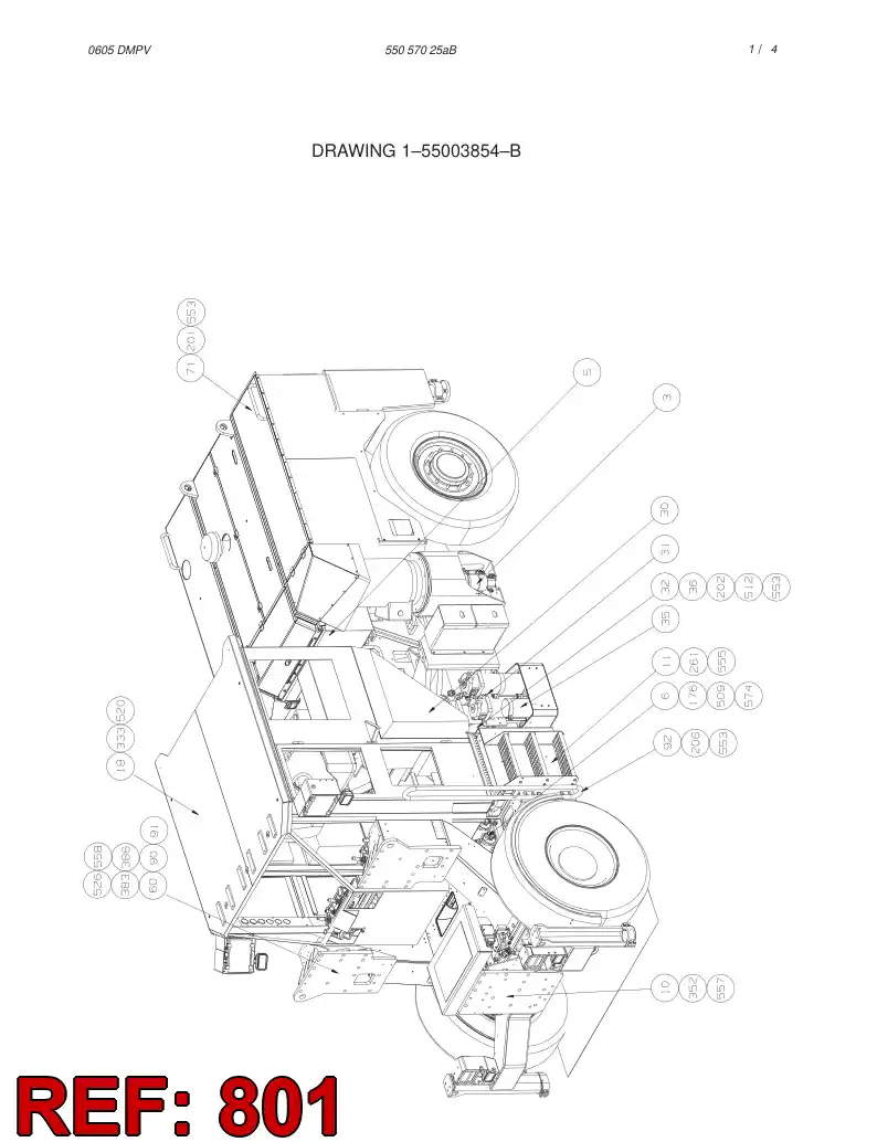 55006020 550 060 20 HOSING - Sandvik Technical Drawing