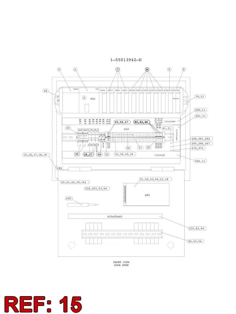 55006113 550 061 13 CAPACITOR - Sandvik Technical Drawing