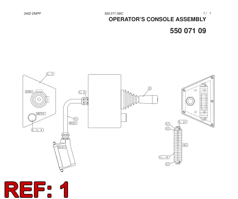 55006114 550 061 14 ENCLOSURE - Sandvik Technical Drawing