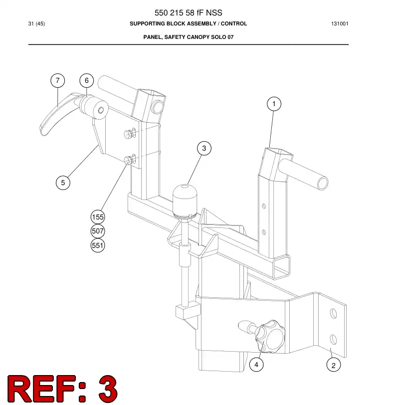 55006389 550 063 89 SCREW - Sandvik Technical Drawing