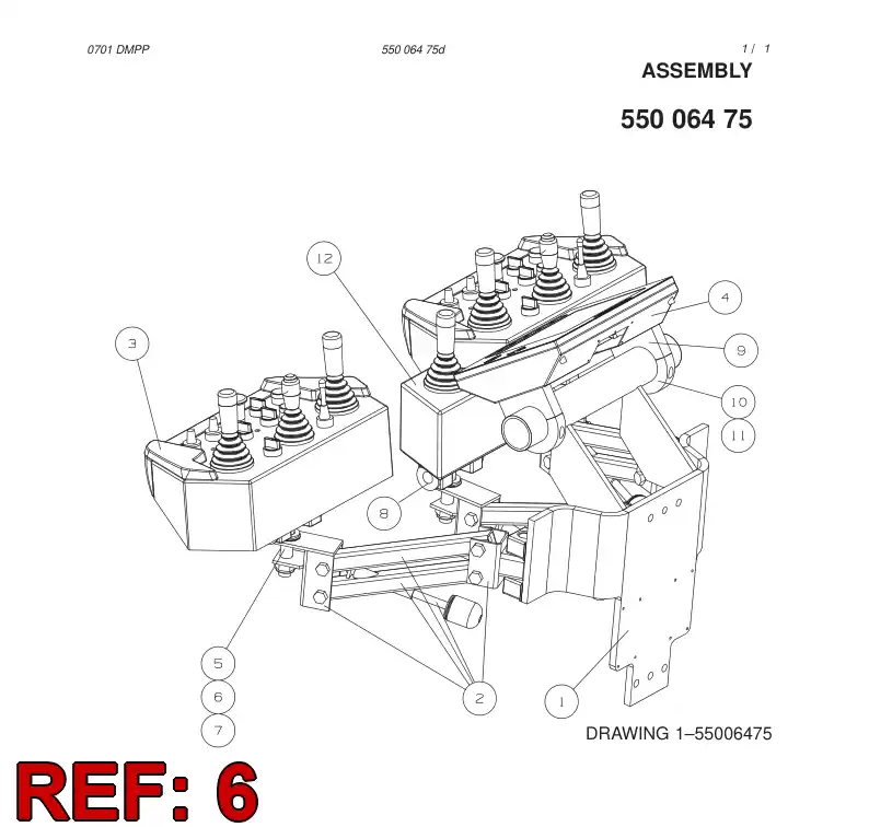55006390 550 063 90 DISK SPRING - Sandvik Technical Drawing