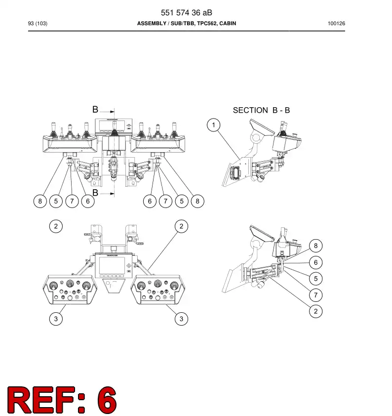 55006390a 550 063 90a Disk spring - Sandvik Technical Drawing