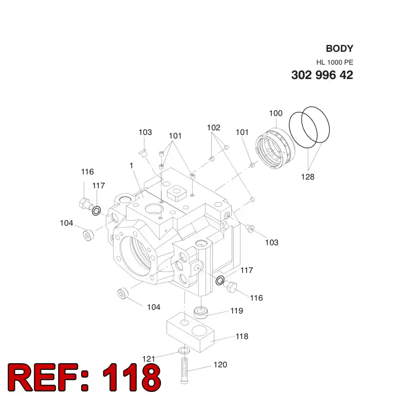 55006415 550 064 15 CONNECTING PIECE - Sandvik Technical Drawing