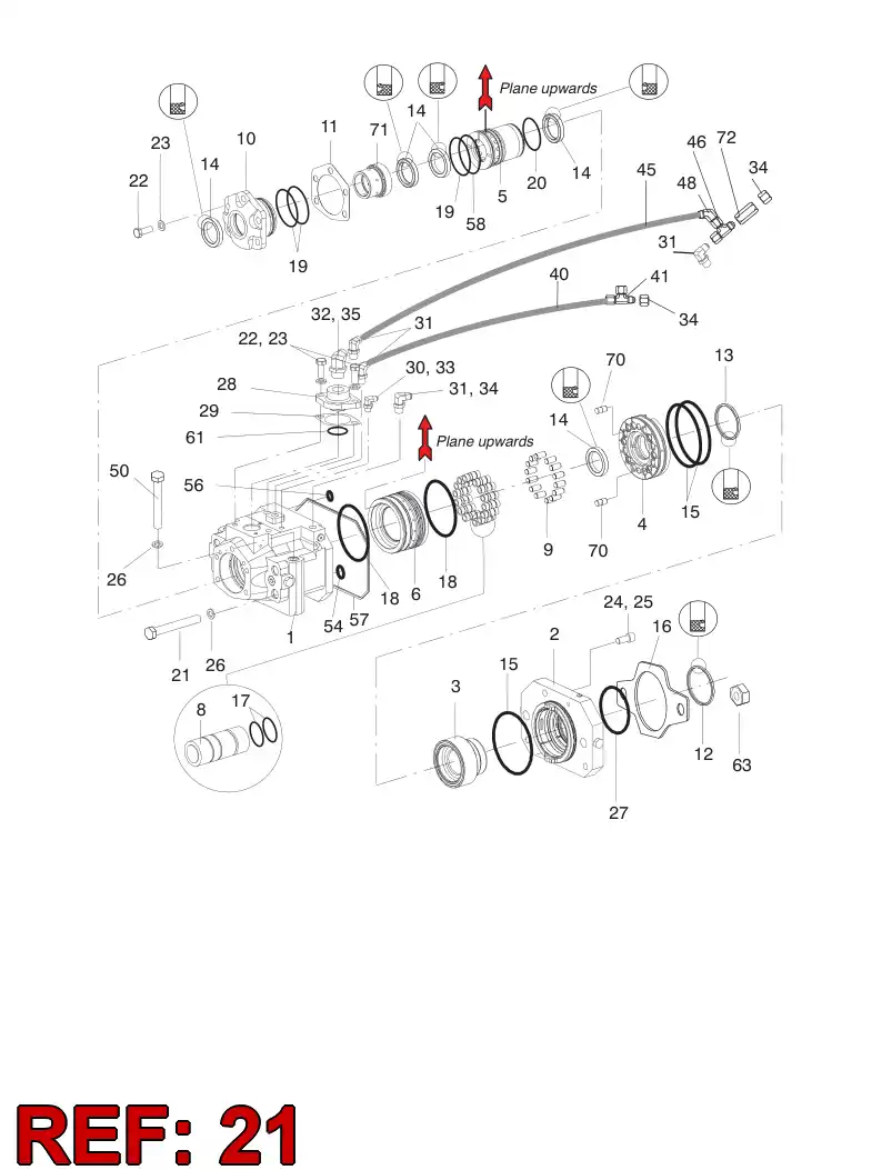 55006659 550 066 59 HEXAGON HEAD BOLT - Sandvik Technical Drawing