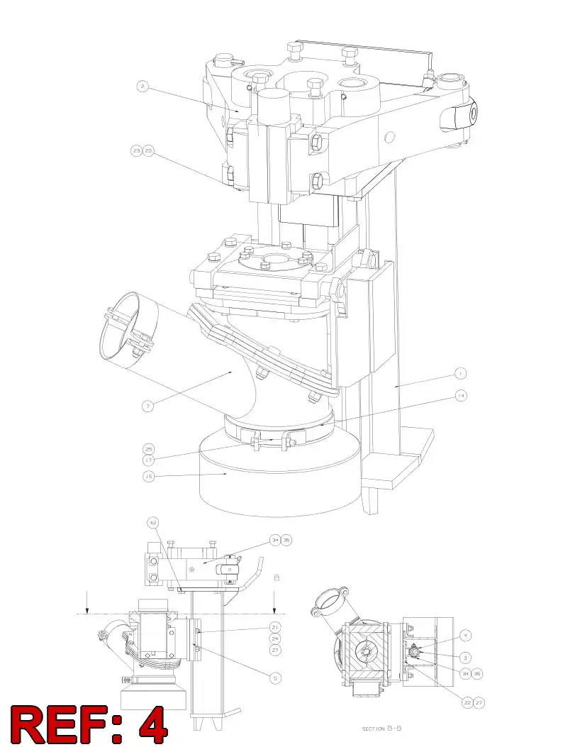 55006690 550 066 90 MOUNTING BRACKET - Sandvik Technical Drawing