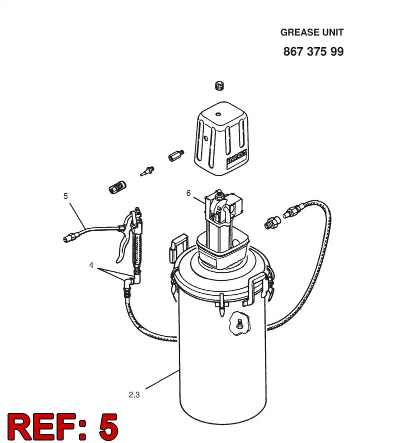 55006715 550 067 15 PISTOL - Sandvik Technical Drawing