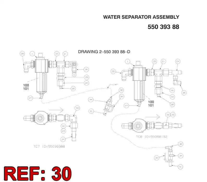 55006878 550 068 78 BRACKET - Sandvik Technical Drawing
