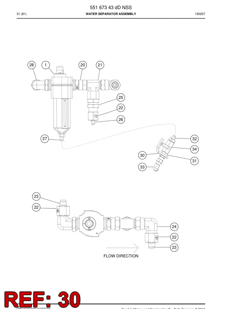 55006878a 550 068 78a Bracket - Sandvik Technical Drawing