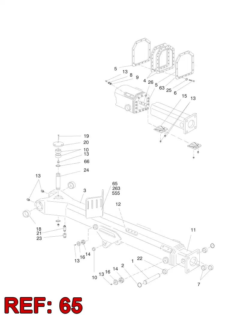 55006908 550 069 08 GUARD - Sandvik Technical Drawing