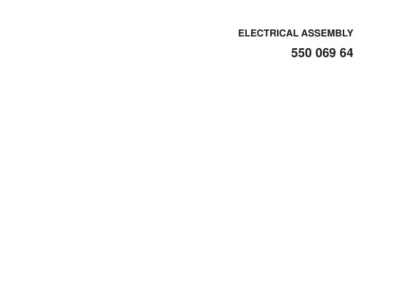 55006964a 550 069 64a ELECTRICAL ASSEMBLY, WORK LAMP - Sandvik Technical Drawing