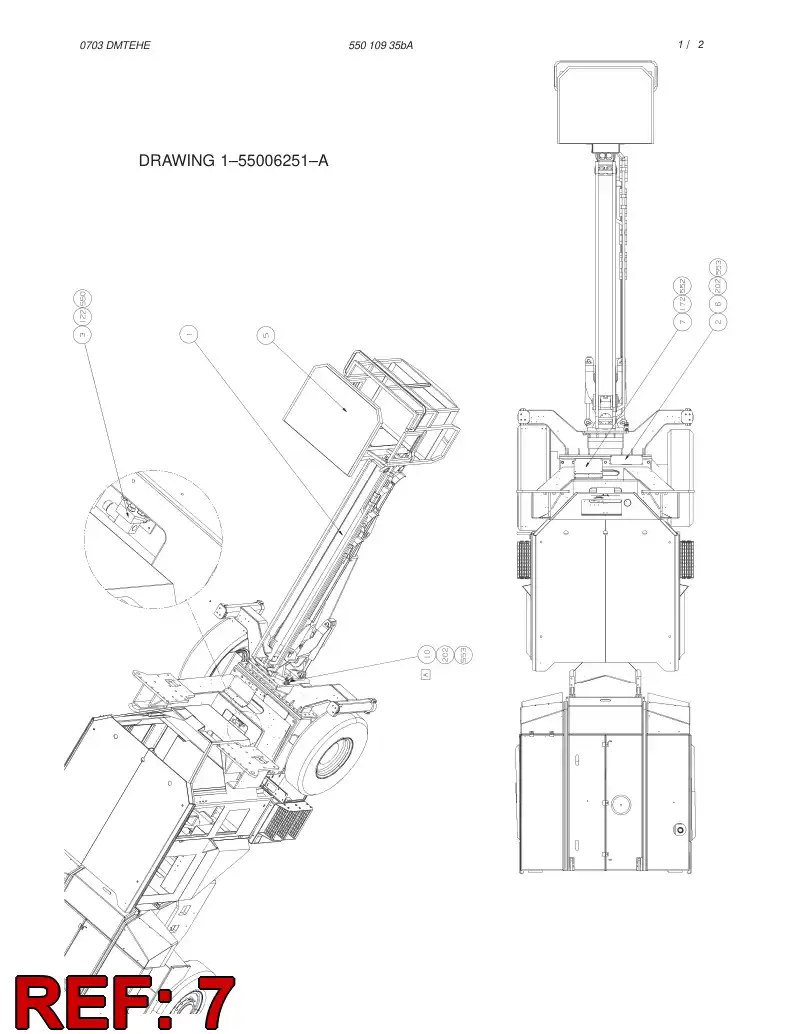 55007118 550 071 18 BRACKET - Sandvik Technical Drawing