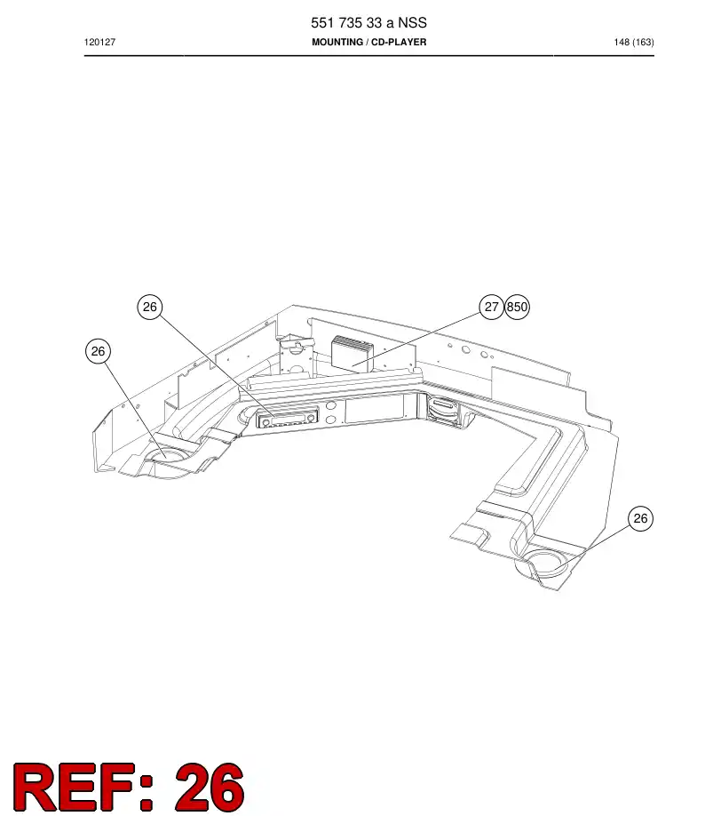 55007177a 550 071 77a Radio - Sandvik Technical Drawing