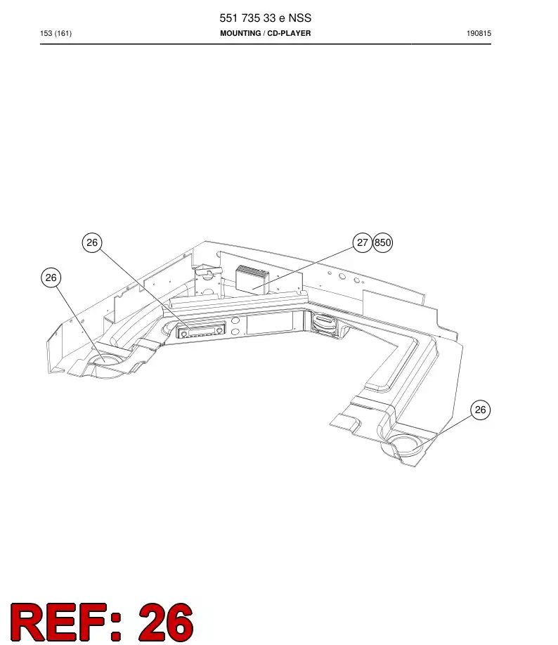 550 071 77d Radio - drawing