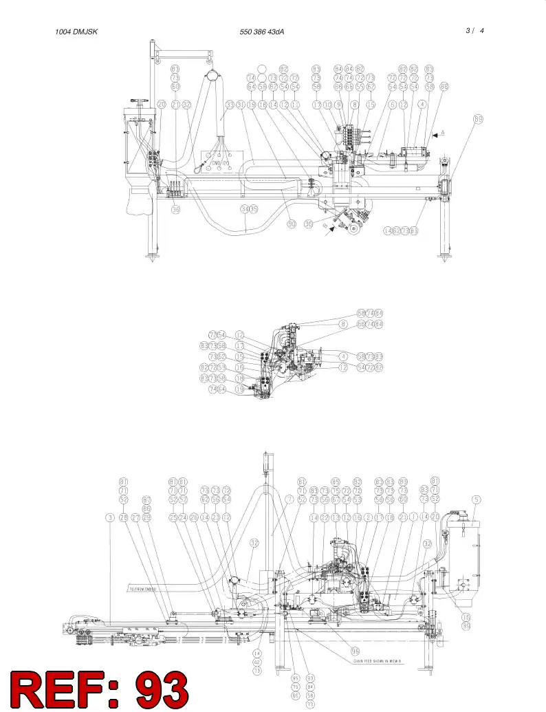 55007189 550 071 89 VALVE ASSEMBLY - Sandvik Technical Drawing
