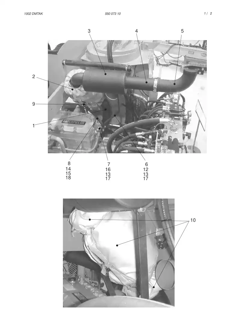 55007310 550 073 10 ASSEMBLY (MINE-X PURIFER) - Sandvik Technical Drawing