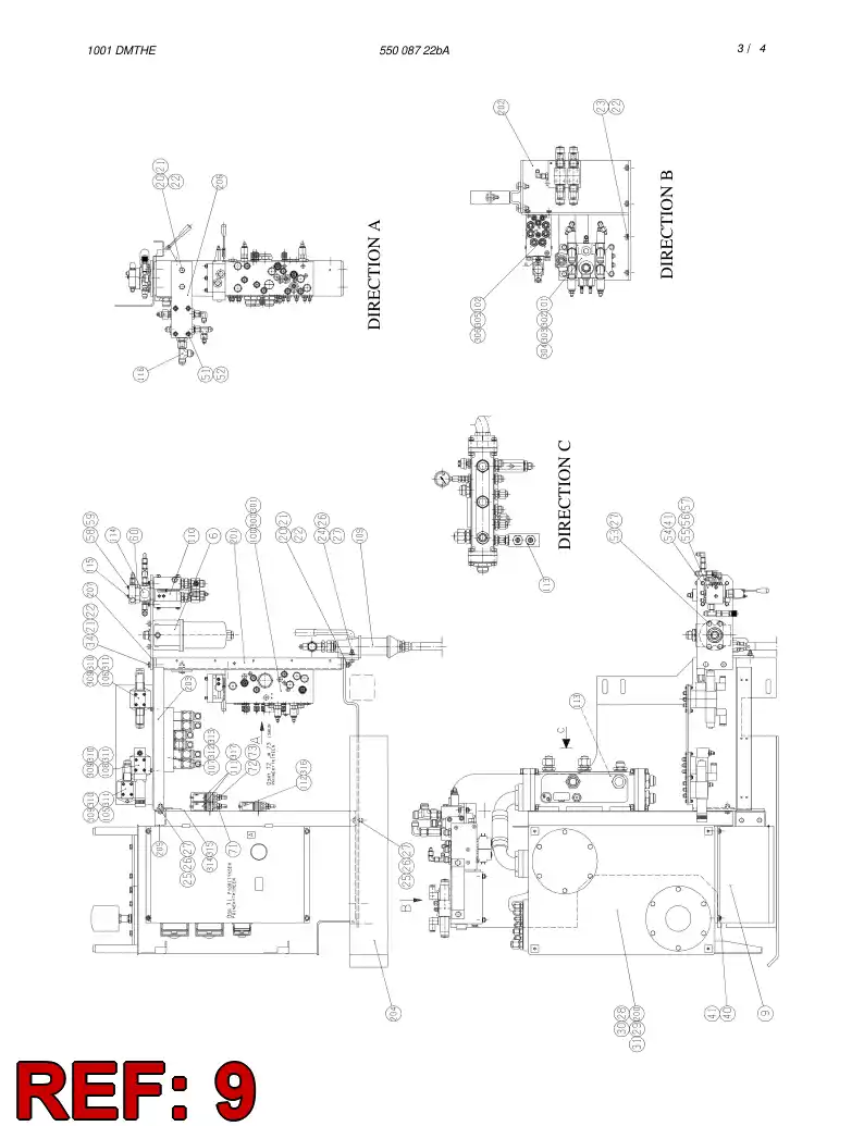 55007681 550 076 81 ELECTRIC SWITCHGEAR CABINET ASSEMBLY - Sandvik Technical Drawing