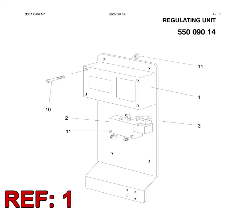 55007694 550 076 94 JUNCTION BOX ASSEMBLY - Sandvik Technical Drawing