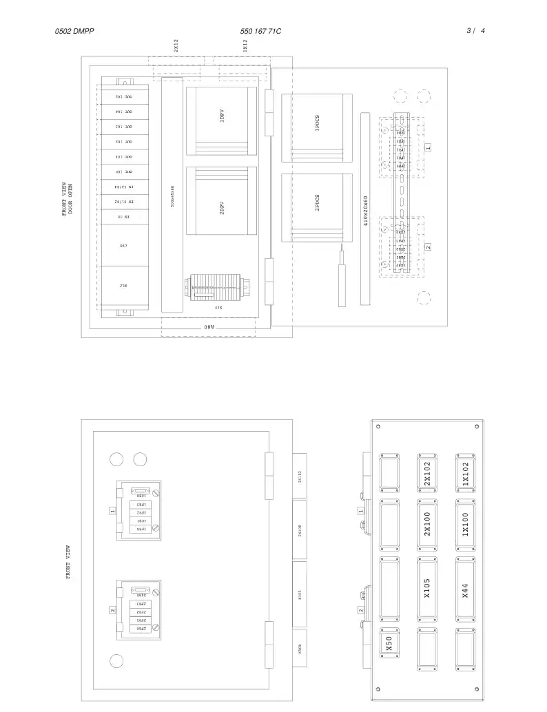 55007777 550 077 77 CABLE ASSEMBLY - Sandvik Technical Drawing