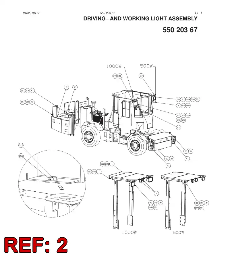 55007820 550 078 20 BRACKET - Sandvik Technical Drawing