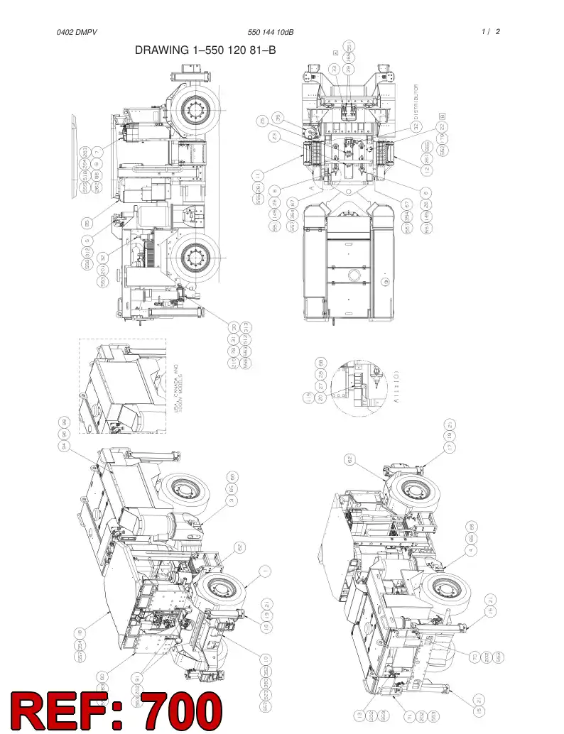 55008039 550 080 39 ASSEMBLY KIT - Sandvik Technical Drawing