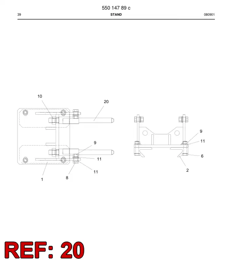 55008041a 550 080 41a MACHO - Sandvik Technical Drawing