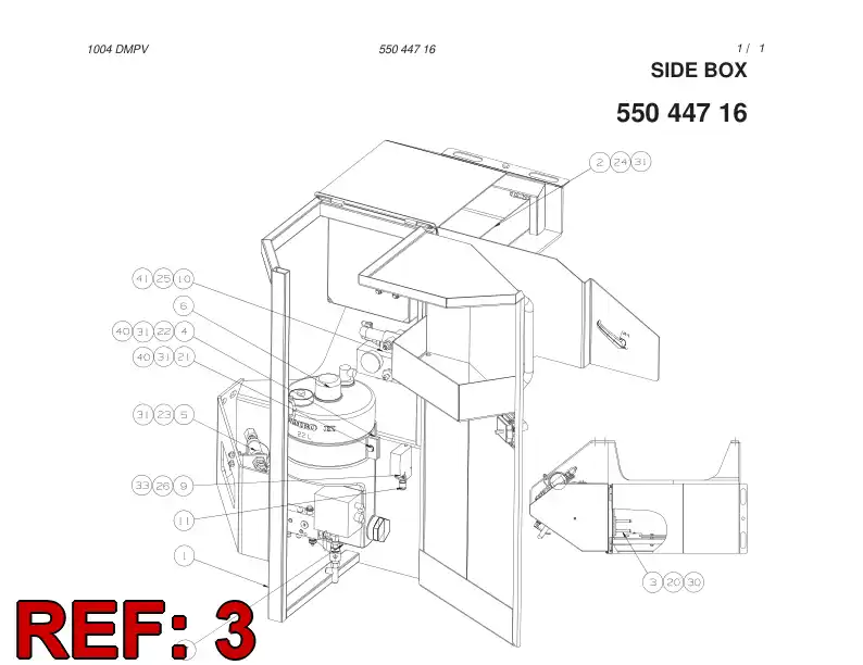 55008057 550 080 57 BRACKET - Sandvik Technical Drawing