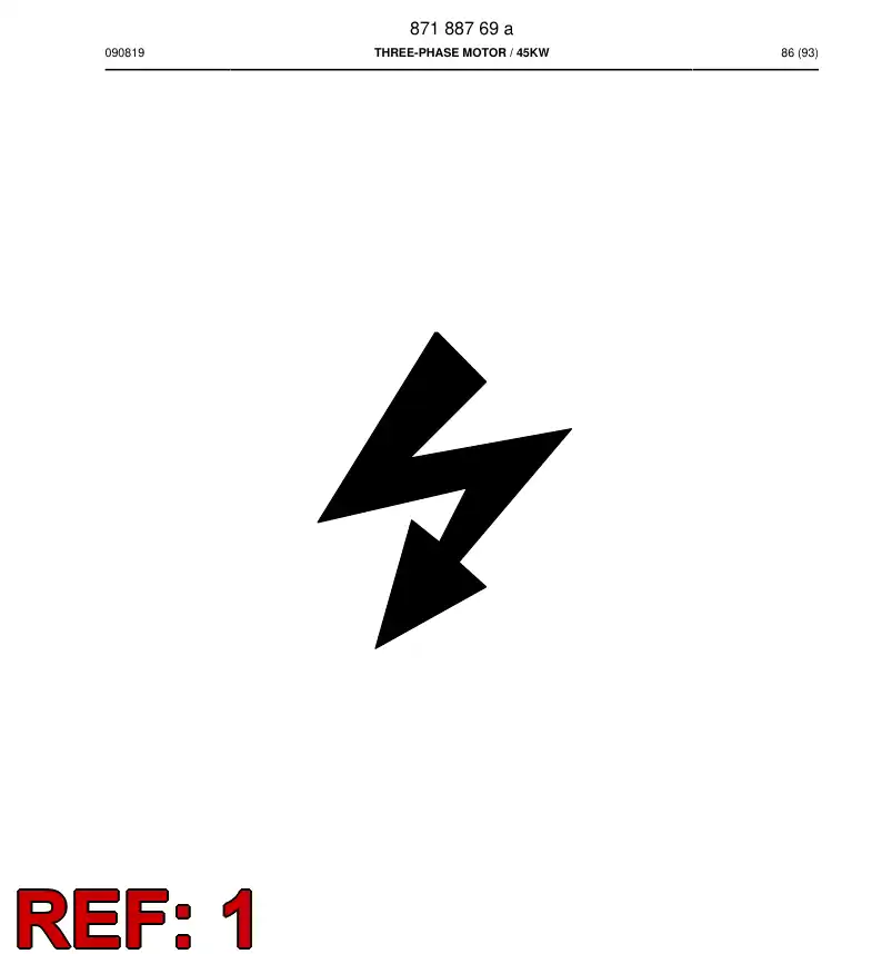 55008352 550 083 52 Electric motor accessory - Sandvik Technical Drawing