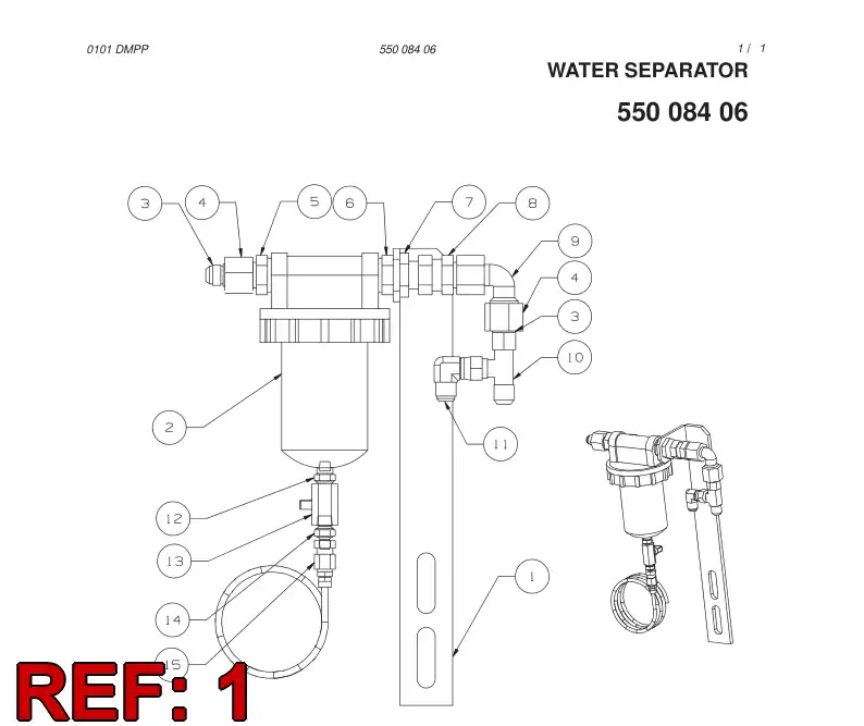 55008407 550 084 07 SUPPORTING BLOCK - Sandvik Technical Drawing