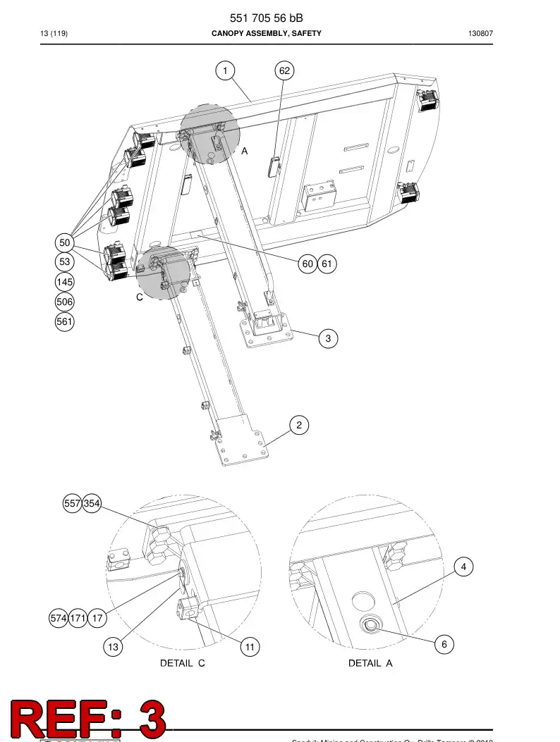 55008491e 550 084 91e Tube, Outer - Sandvik Technical Drawing