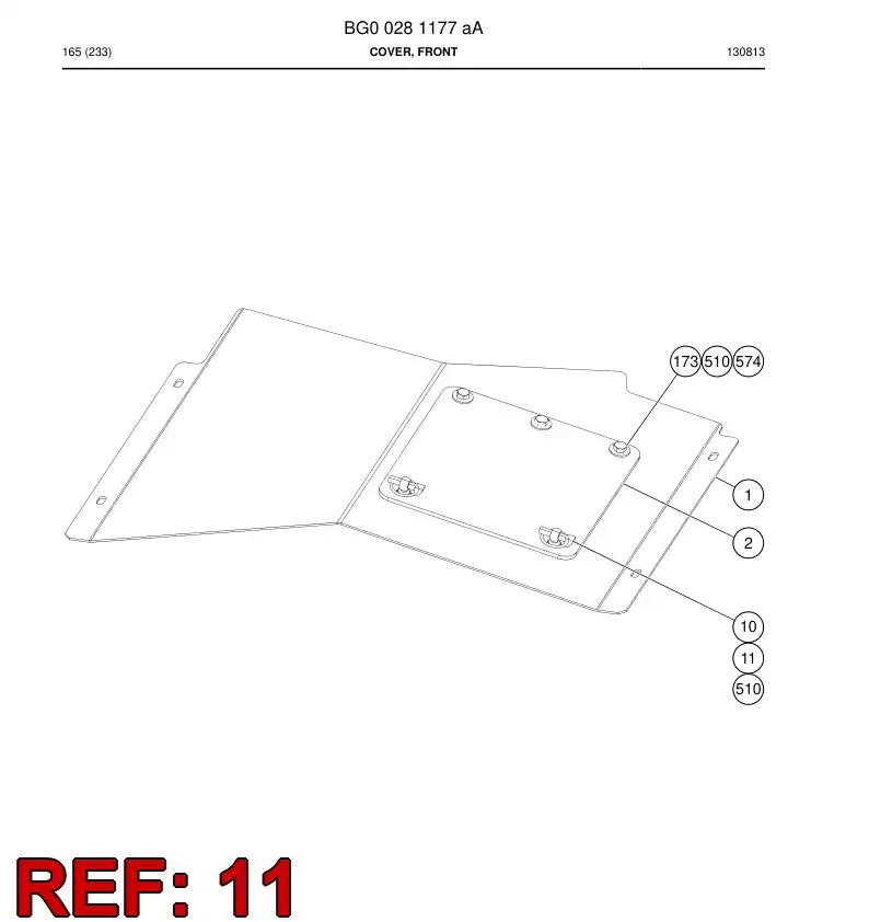 55008500 550 085 00 Bolt, Eye - Sandvik Technical Drawing