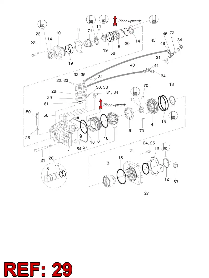 55008613 550 086 13 GASKET PLATE - Sandvik Technical Drawing